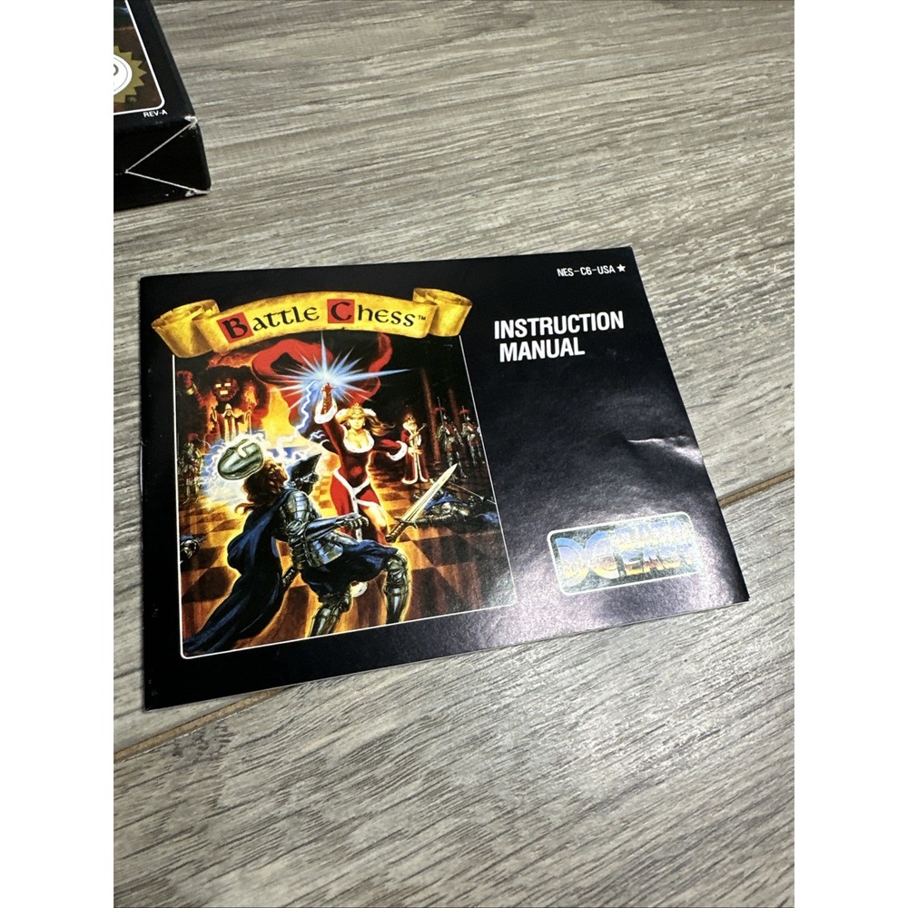 Battle Chess (Nintendo Entertainment System 1990) CIB Complete In Box - Picture 6 of 16